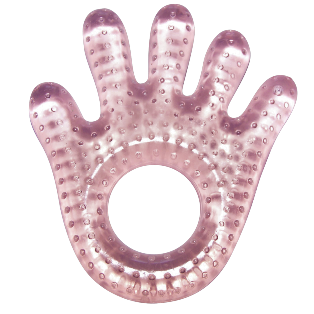 Oopsy Køle/bidehånd med destilleret vand, til ømme gummer - Rosa