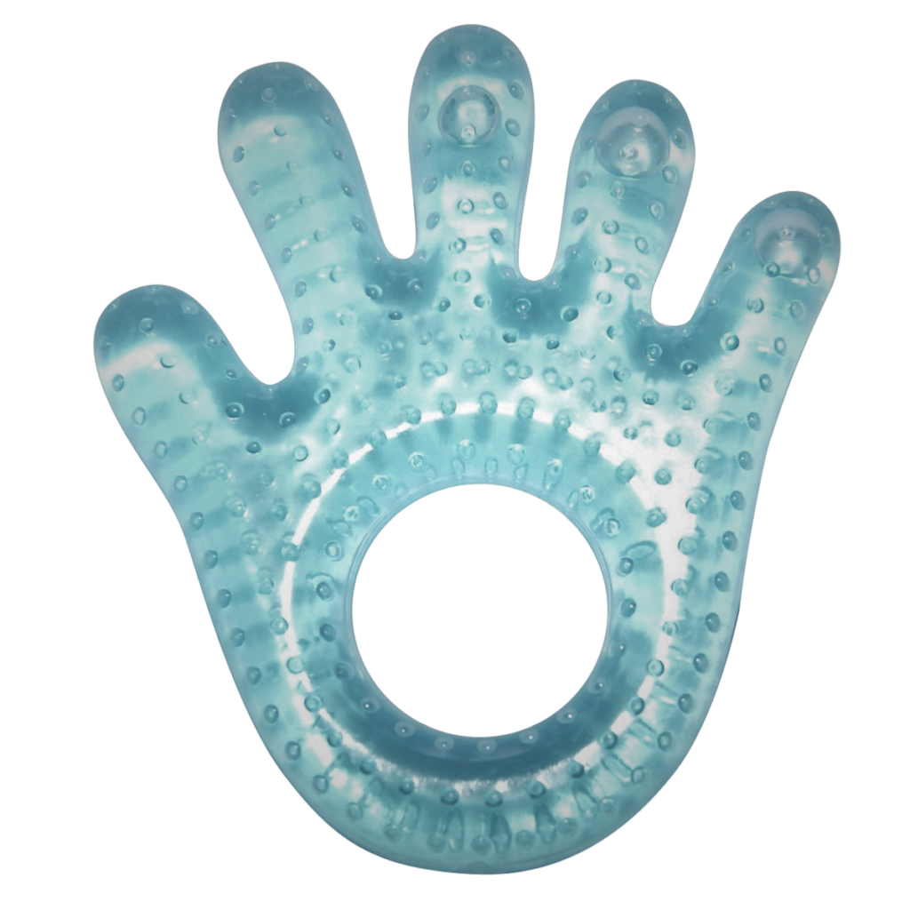 Oopsy Køle/bidehånd med destilleret vand, til ømme gummer - Aqua