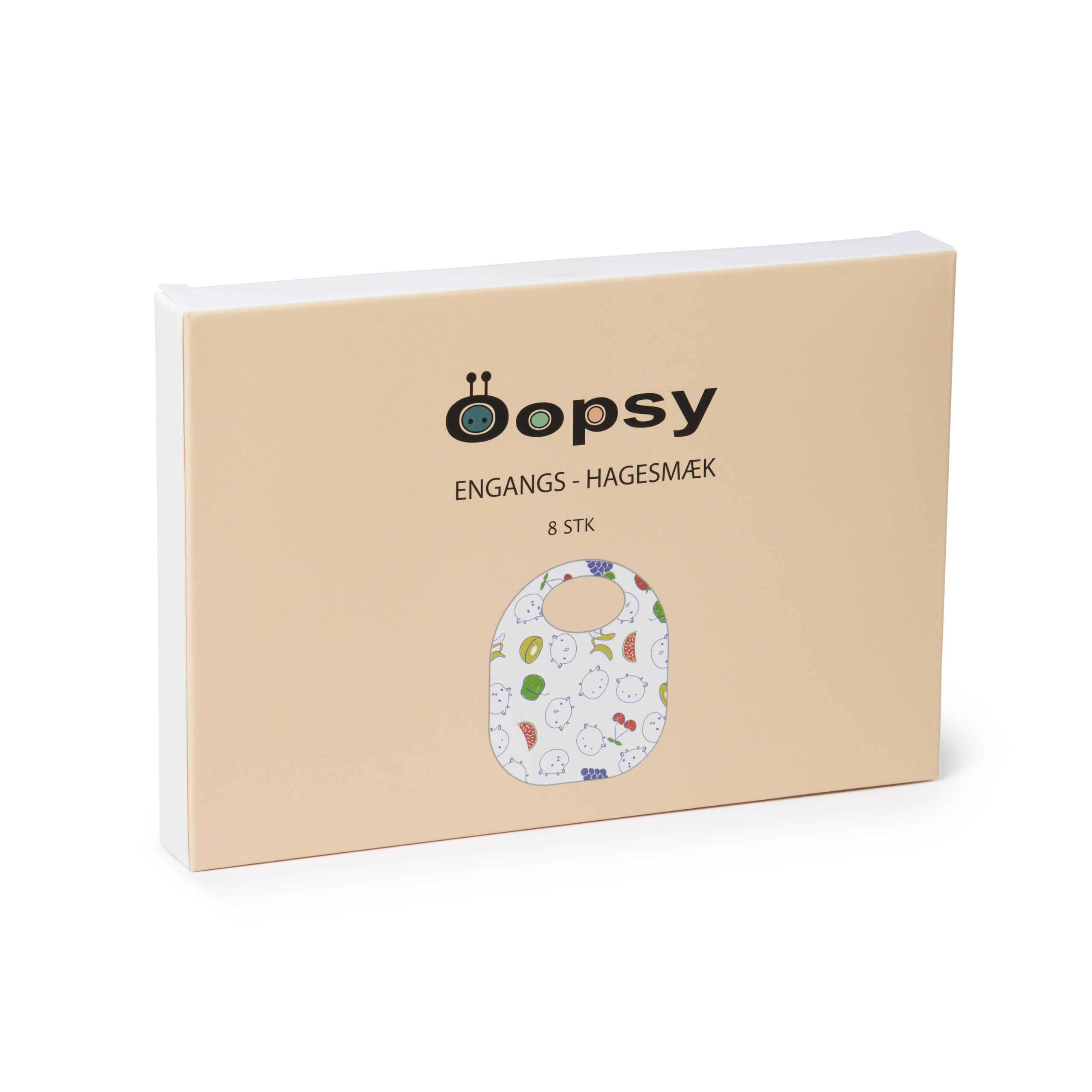 Oopsy Hagesmæk engangs, multiprint ( i pose)