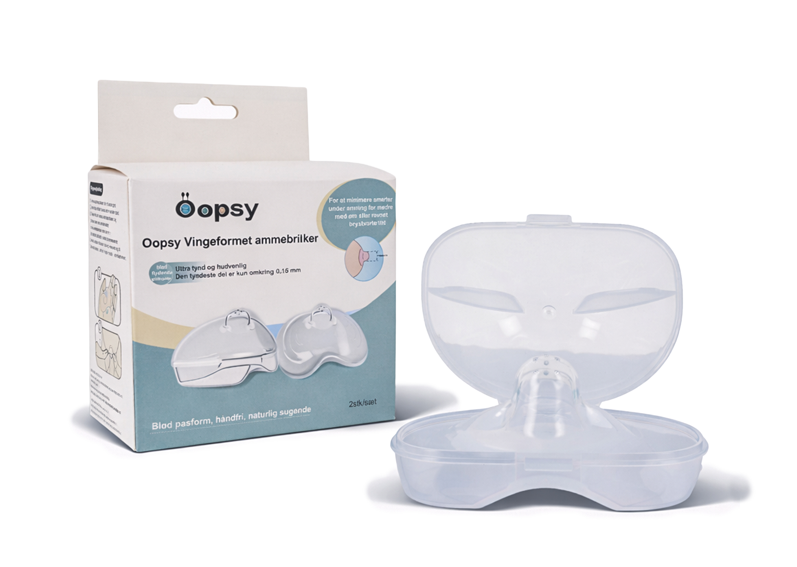 Oopsy vingeformet ammebrikker str. L